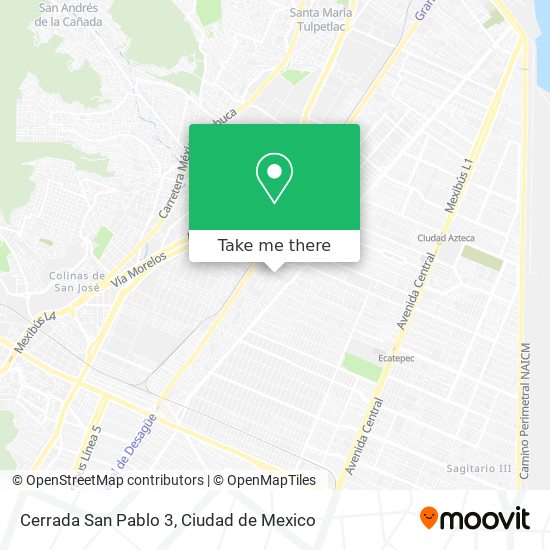 Cerrada San Pablo 3 map