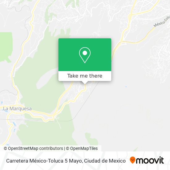 Carretera México-Toluca 5 Mayo map