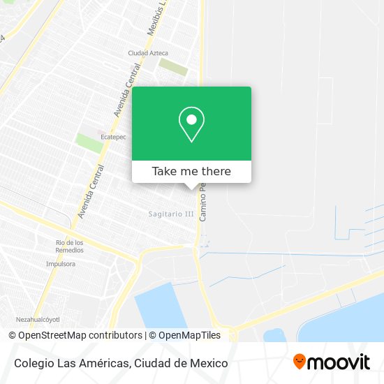 Mapa de Colegio Las Américas