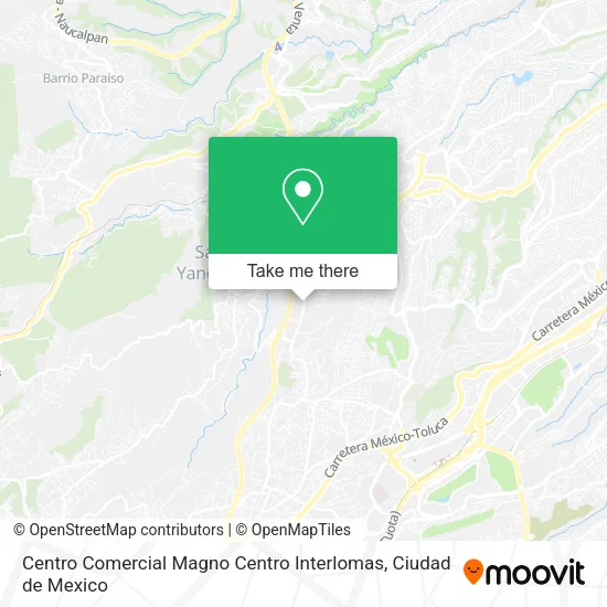 Centro Comercial Magno Centro Interlomas map