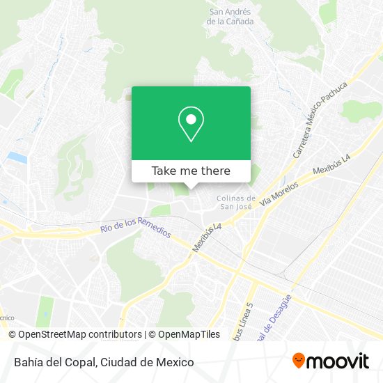 Bahía del Copal map