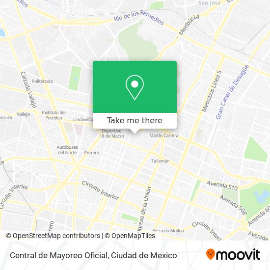 Central de Mayoreo Oficial map