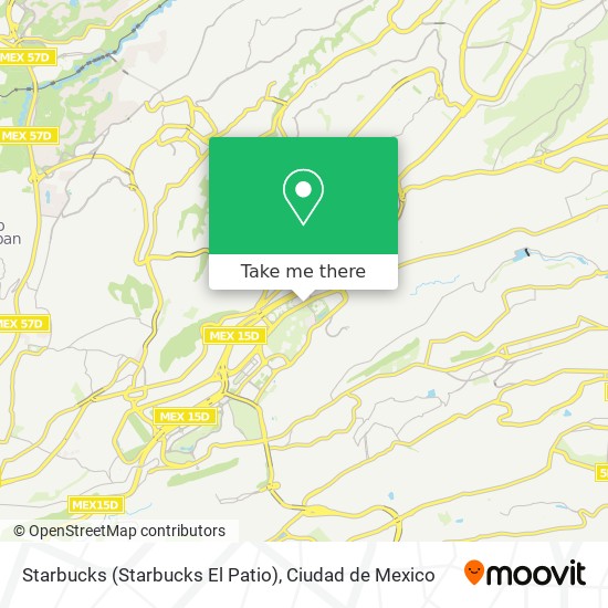 Mapa de Starbucks (Starbucks El Patio)