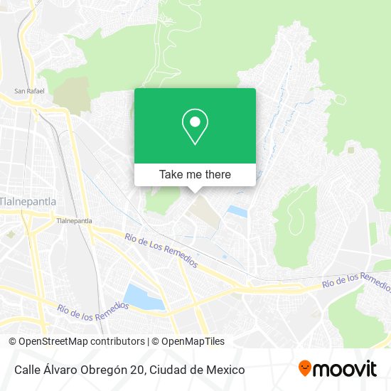Calle Álvaro Obregón 20 map