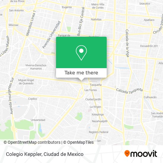 Mapa de Colegio Keppler