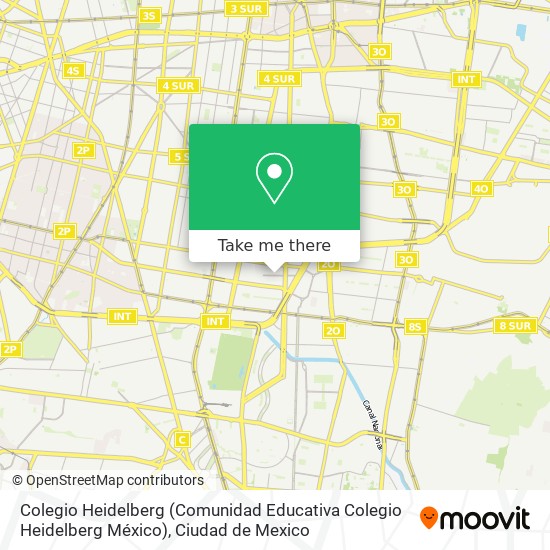 Colegio Heidelberg (Comunidad Educativa Colegio Heidelberg México) map