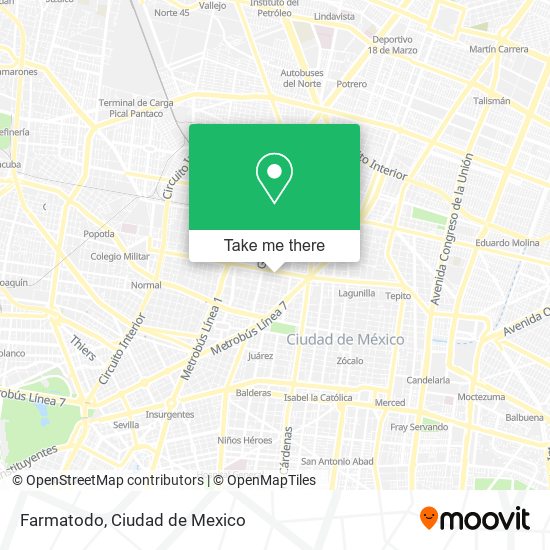 Mapa de Farmatodo