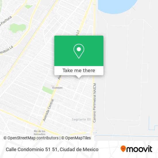 Mapa de Calle Condominio 51 51