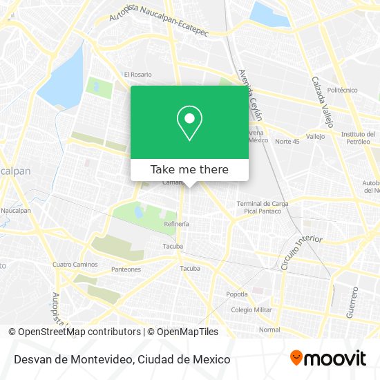 Desvan de Montevideo map