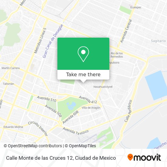 Calle Monte de las Cruces 12 map