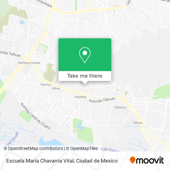 Escuela María Chavarria Vital map