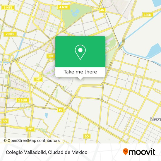 Colegio Valladolid map