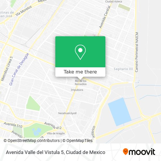 Mapa de Avenida Valle del Vístula 5
