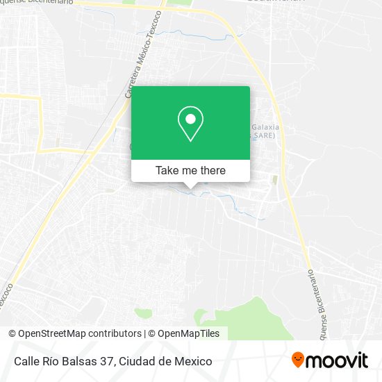 Mapa de Calle Río Balsas 37