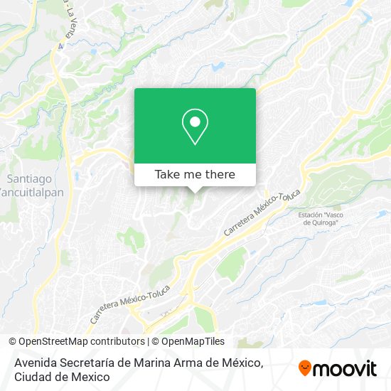 Avenida Secretaría de Marina Arma de México map