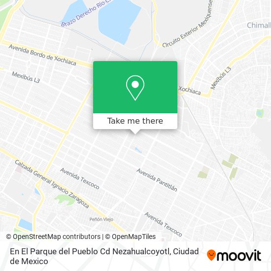 Mapa de En El Parque del Pueblo Cd Nezahualcoyotl