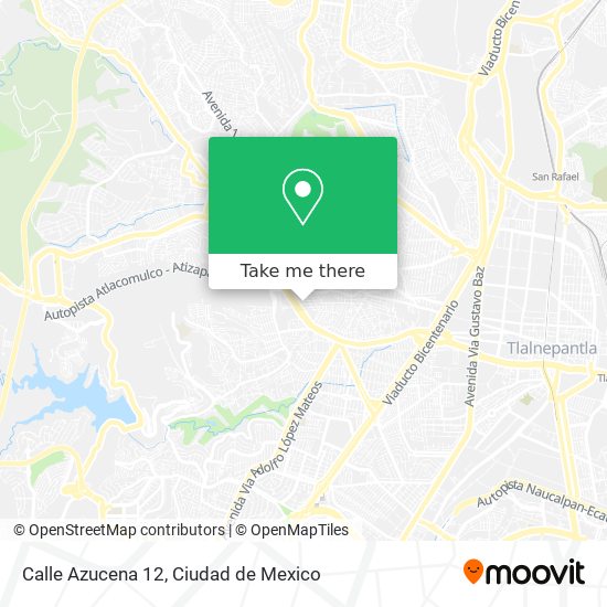Mapa de Calle Azucena 12