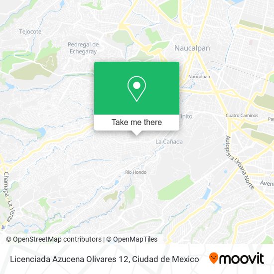 Licenciada Azucena Olivares 12 map