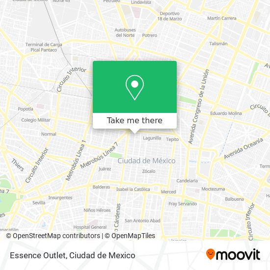 Essence Outlet map