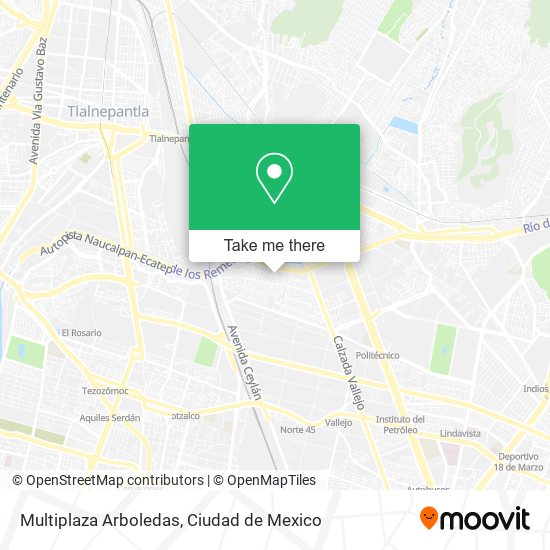 Multiplaza Arboledas map