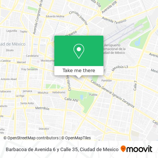 Barbacoa de Avenida 6 y Calle 35 map