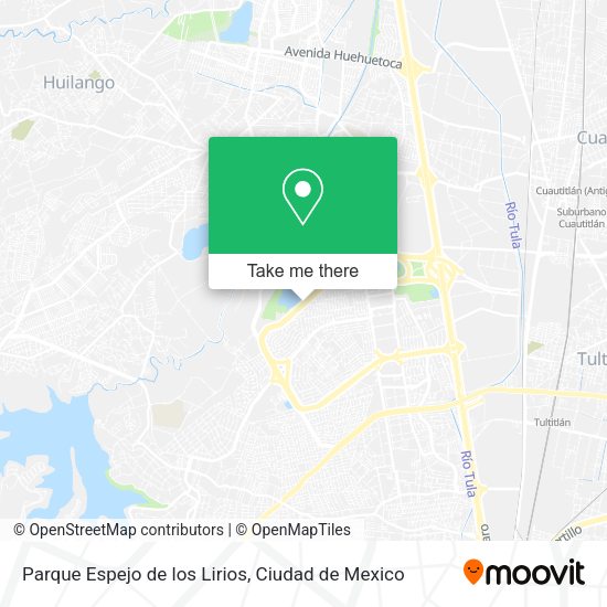 Mapa de Parque Espejo de los Lirios
