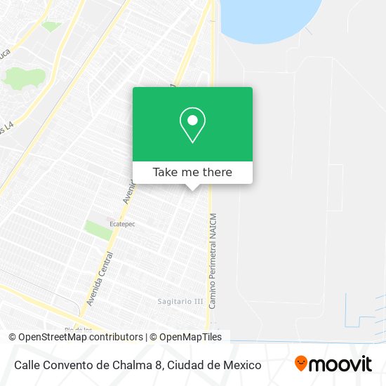 Mapa de Calle Convento de Chalma 8