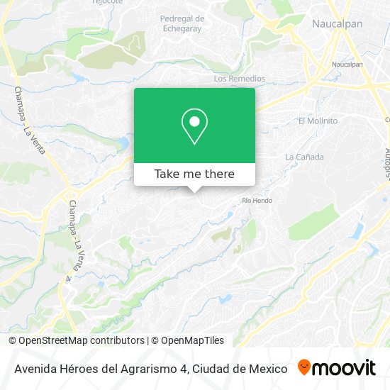 Avenida Héroes del Agrarismo 4 map