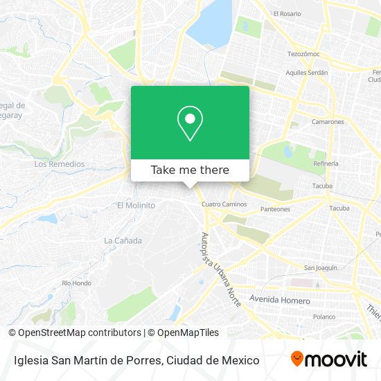 Iglesia San Martín de Porres map