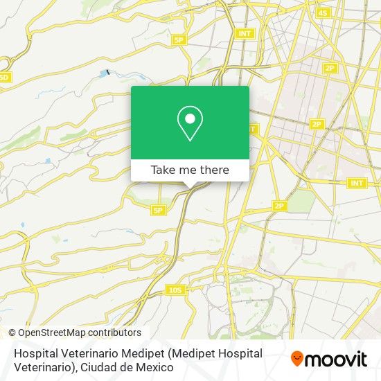 Mapa de Hospital Veterinario Medipet