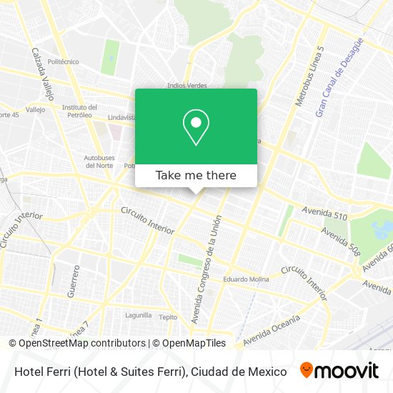 Mapa de Hotel Ferri (Hotel & Suites Ferri)