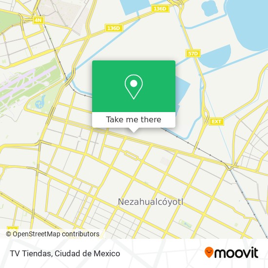 TV Tiendas map