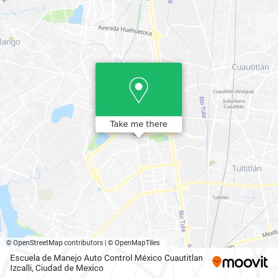 Escuela de Manejo Auto Control México Cuautitlan Izcalli map
