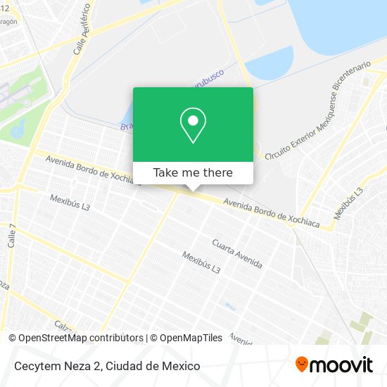Mapa de Cecytem Neza 2