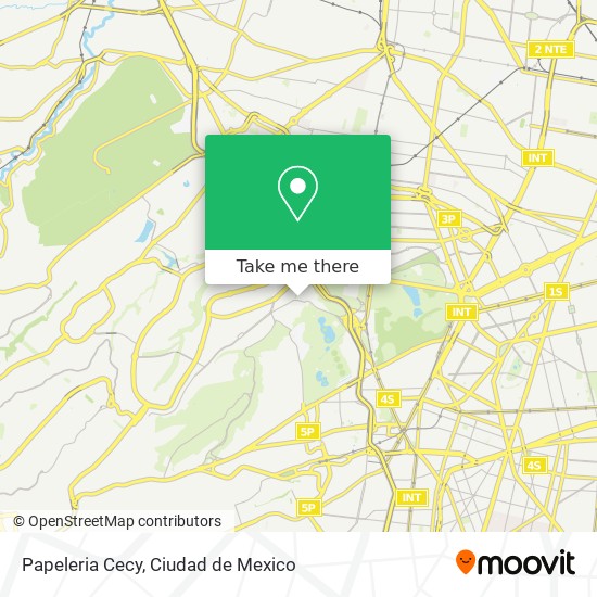 Papeleria Cecy map