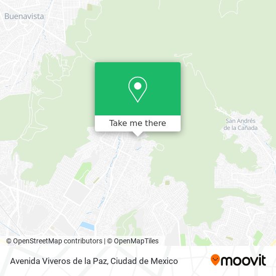 Mapa de Avenida Viveros de la Paz