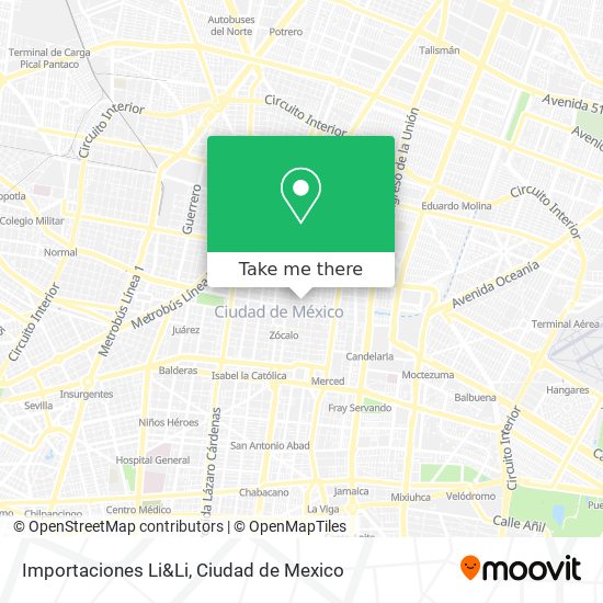 Importaciones Li&Li map
