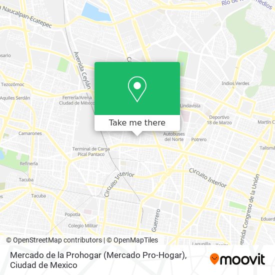 Mapa de Mercado de la Prohogar (Mercado Pro-Hogar)