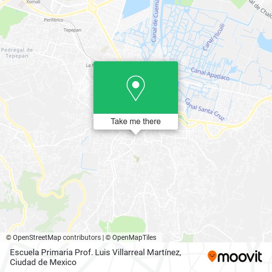 Mapa de Escuela Primaria Prof. Luis Villarreal Martínez