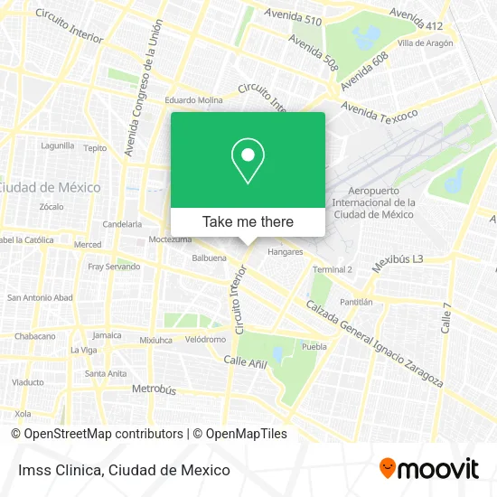 Imss Clinica map