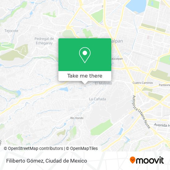 Filiberto Gómez map