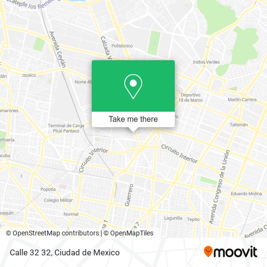 Mapa de Calle 32 32