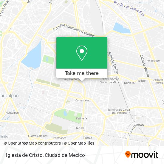 Mapa de Iglesia de Cristo