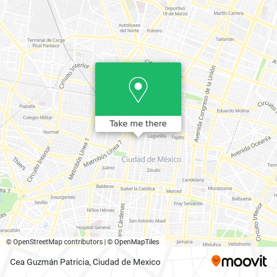 Cea Guzmán Patricia map