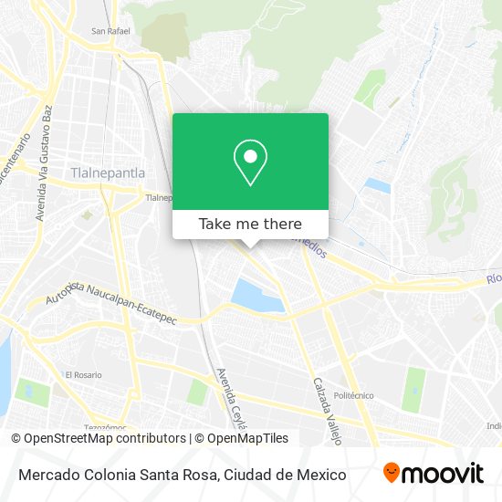 Mapa de Mercado Colonia Santa Rosa