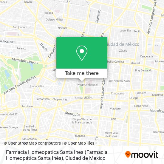 Farmacia Homeopatica Santa Ines (Farmacia Homeopática Santa Inés) map