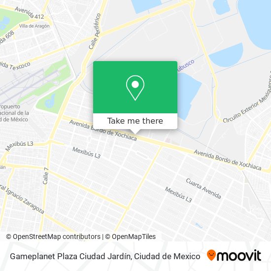 Gameplanet Plaza Ciudad Jardín map
