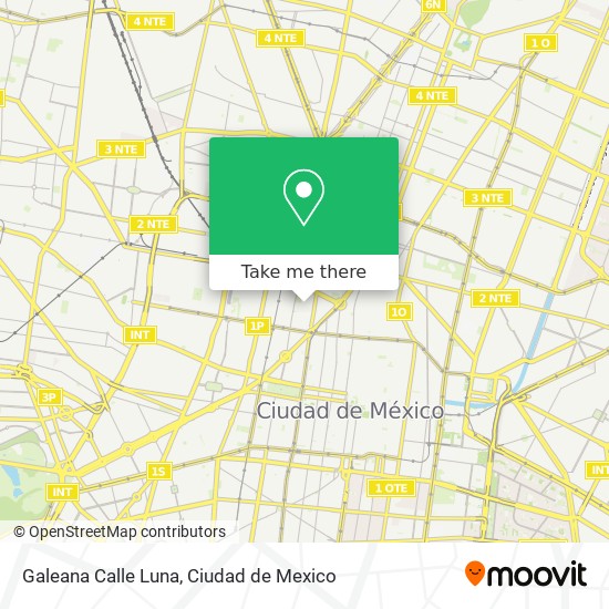 Galeana Calle Luna map