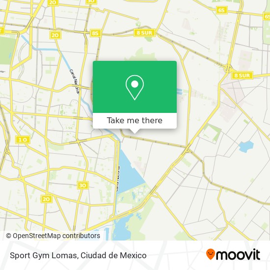 Sport Gym Lomas map