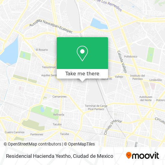 Residencial Hacienda Yextho map